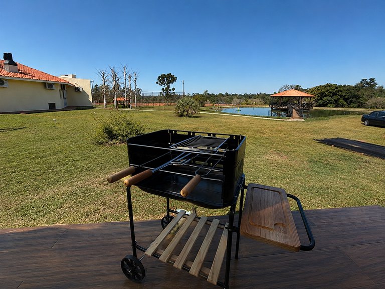 Chalé com Lago | Conforto e Natureza